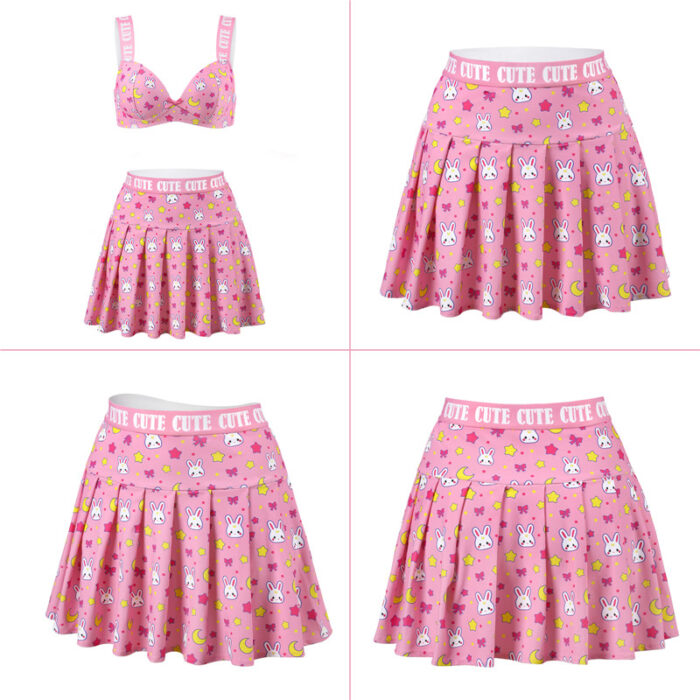 LittleForBig Set bralette da donna in seta con canotta e mutandine