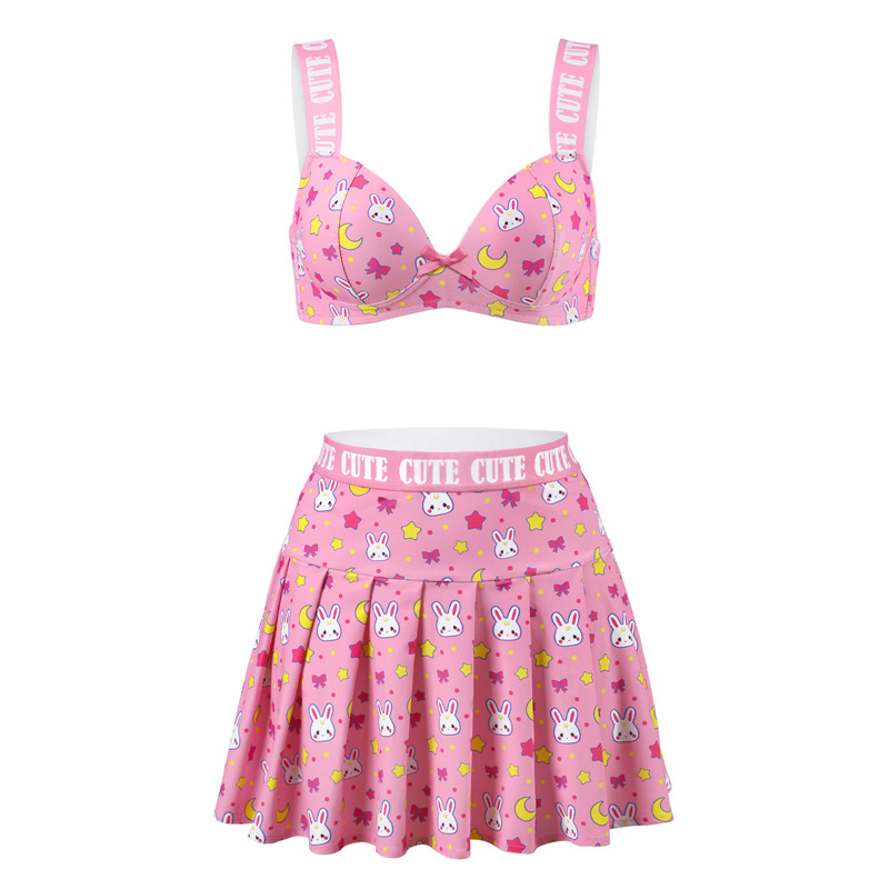 Usagi Sporty Bralette Skirt Set