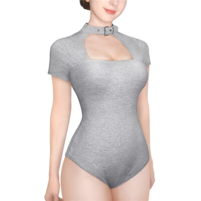 Collared Onesie Grey