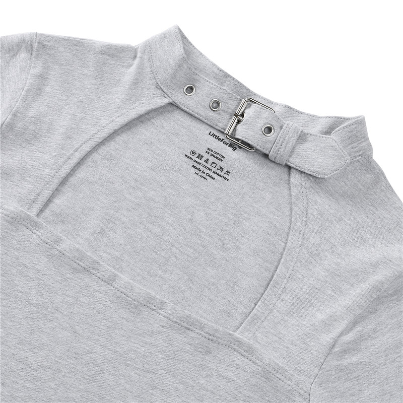 Collared Onesie Grey