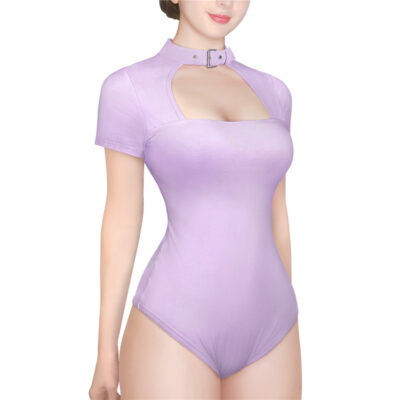 Collared Onesie Purple