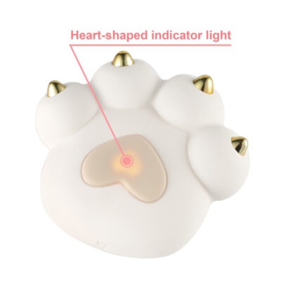 Fantasy Lover Cat Paw Heart-shaped Clit Vibrator