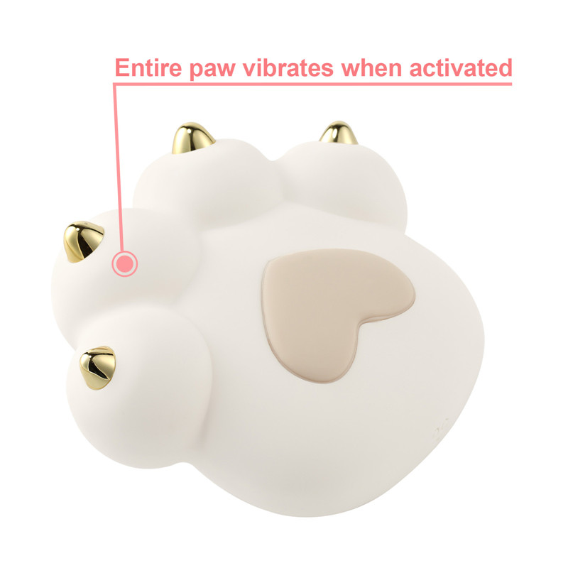Fantasy Lover Cat Paw Heart-shaped Clit Vibrator