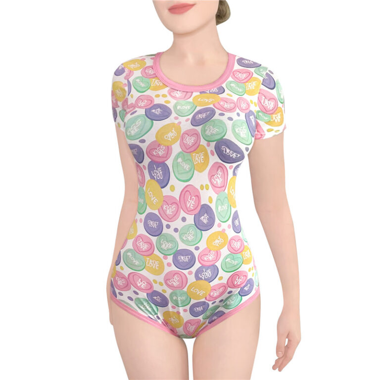 LittleForBig Spirit Board Onesie - Body Pyjama Coton Gothique Clubwear Avec Imprimé Planchette Ouija