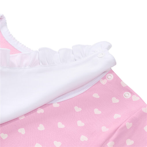 Precious Ruffled Bow Detachable Bib Onesie - LittleForBig Cute & Sexy ...