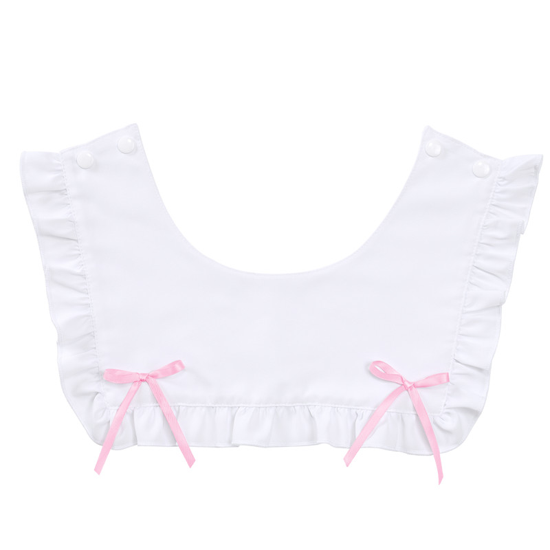 Precious Ruffled Bow Detachable Bib Onesie