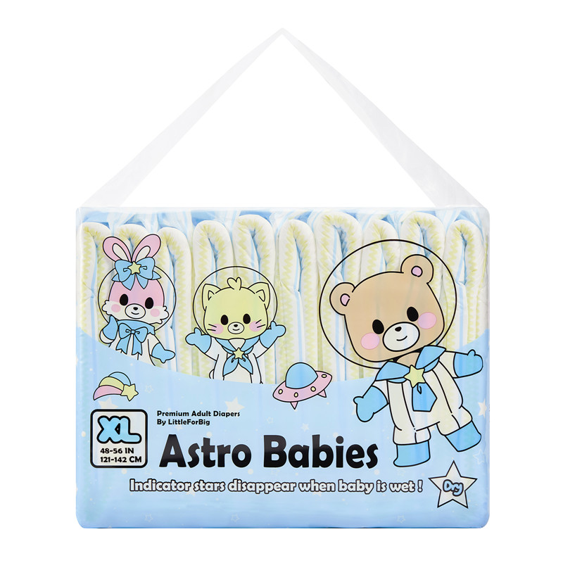 Astro Babies Adult Diapers 10 Pieces Pack(M)/(L)/(XL)