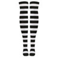 Knee High School Girl Long Striped Socks – Pink and Black