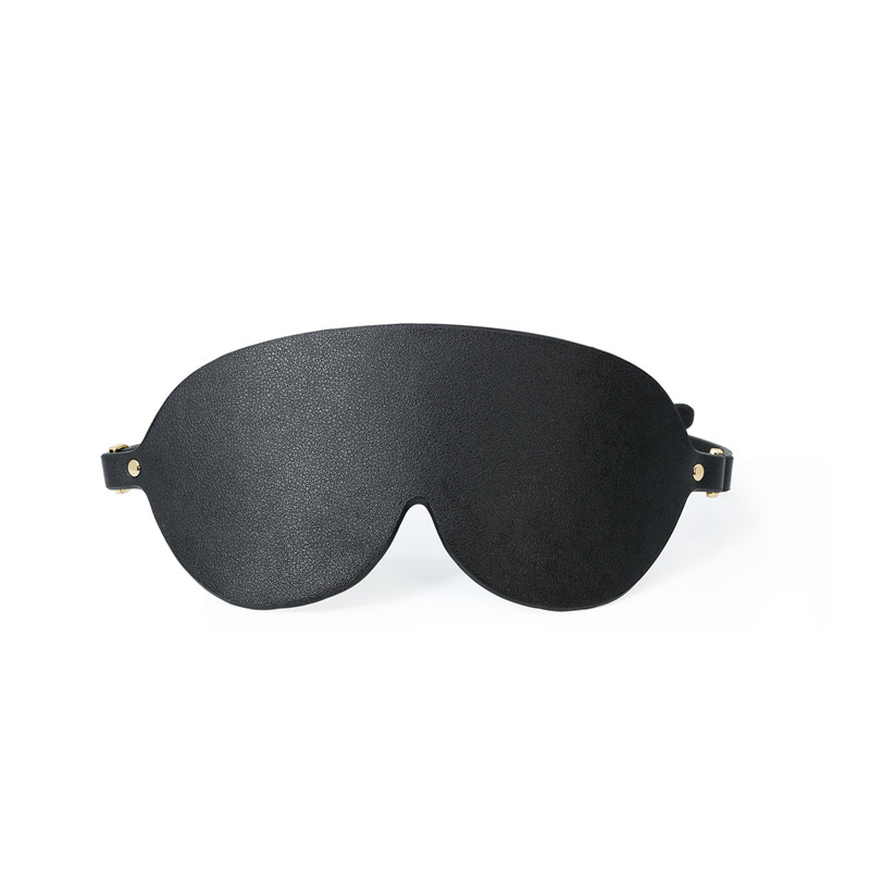 Bondage Restraints Faux Leather Blindfold