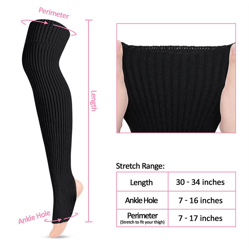 Stirrup Knitted Knee High Socks