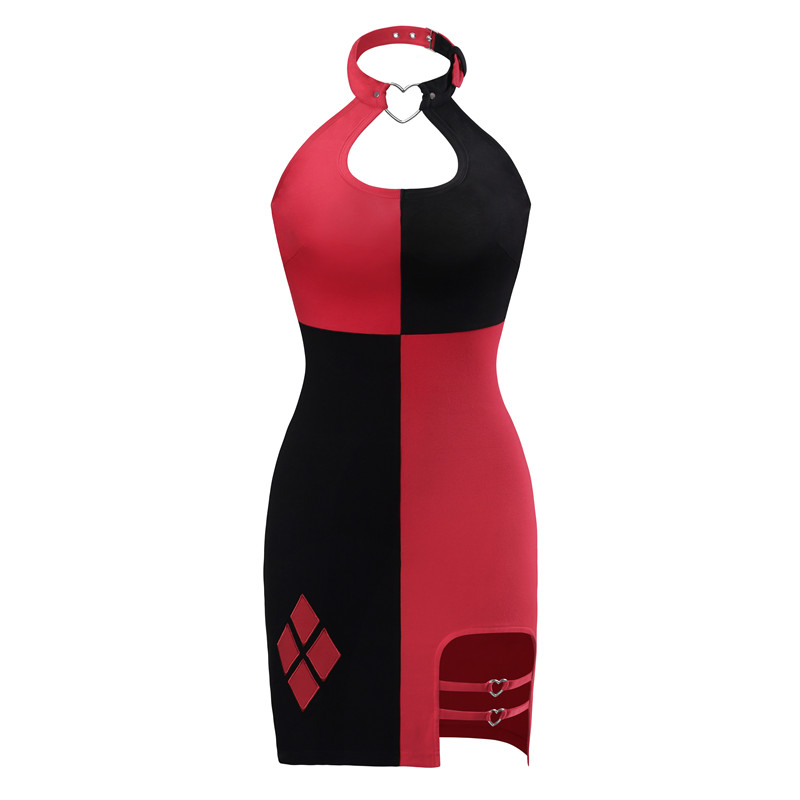 Mad Love Overall Vampy Collared Bodycon Mini Dress