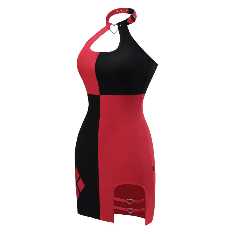 Mad Love Overall Vampy Collared Bodycon Mini Dress