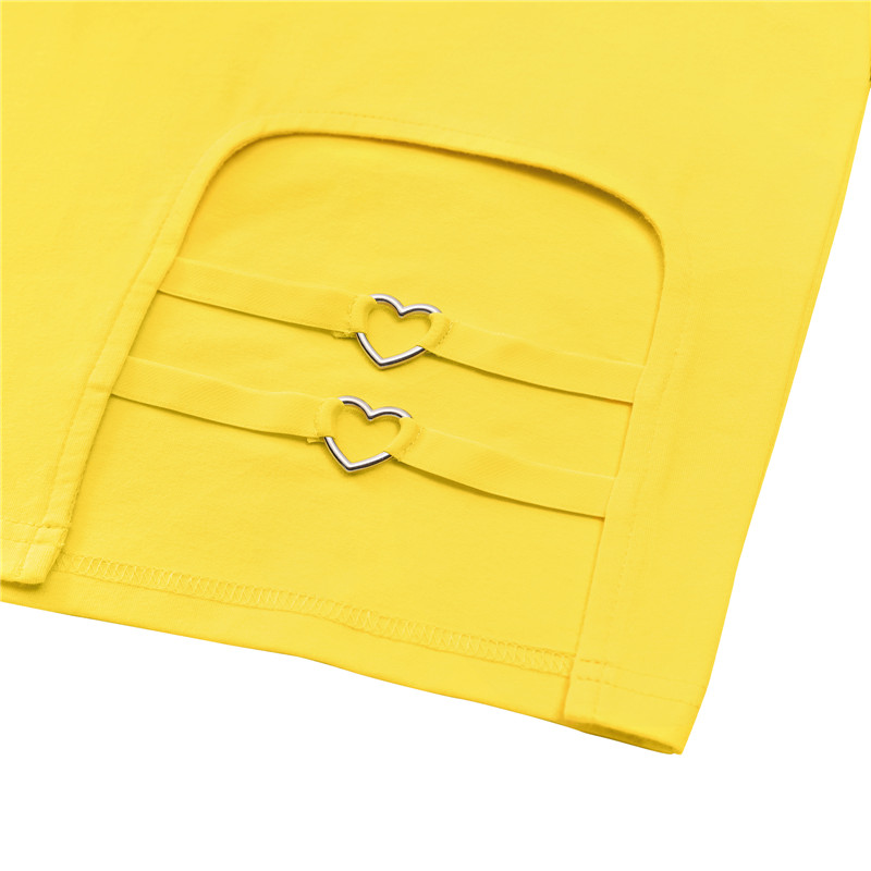 I Choose You Overall Vampy Collared Bodycon Mini Dress with Detachable Tail