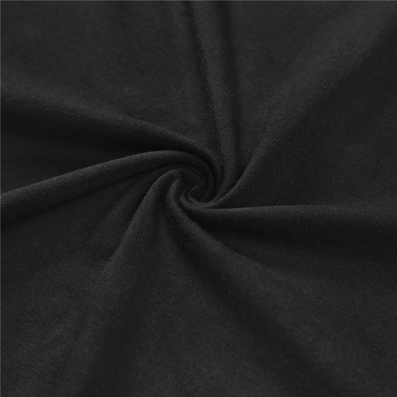 Sporty Side Striped Bodycon Dress Black