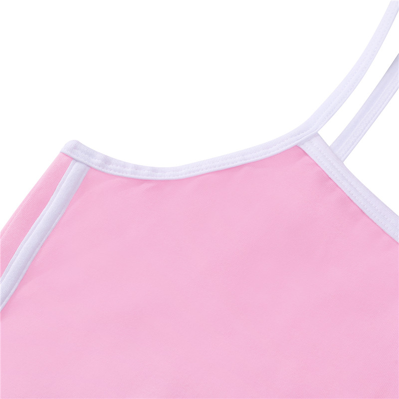 Sporty Side Striped Bodycon Dress Pink