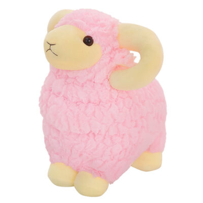 Cute Lamb Stuffed Animal Plush Toy - Pink