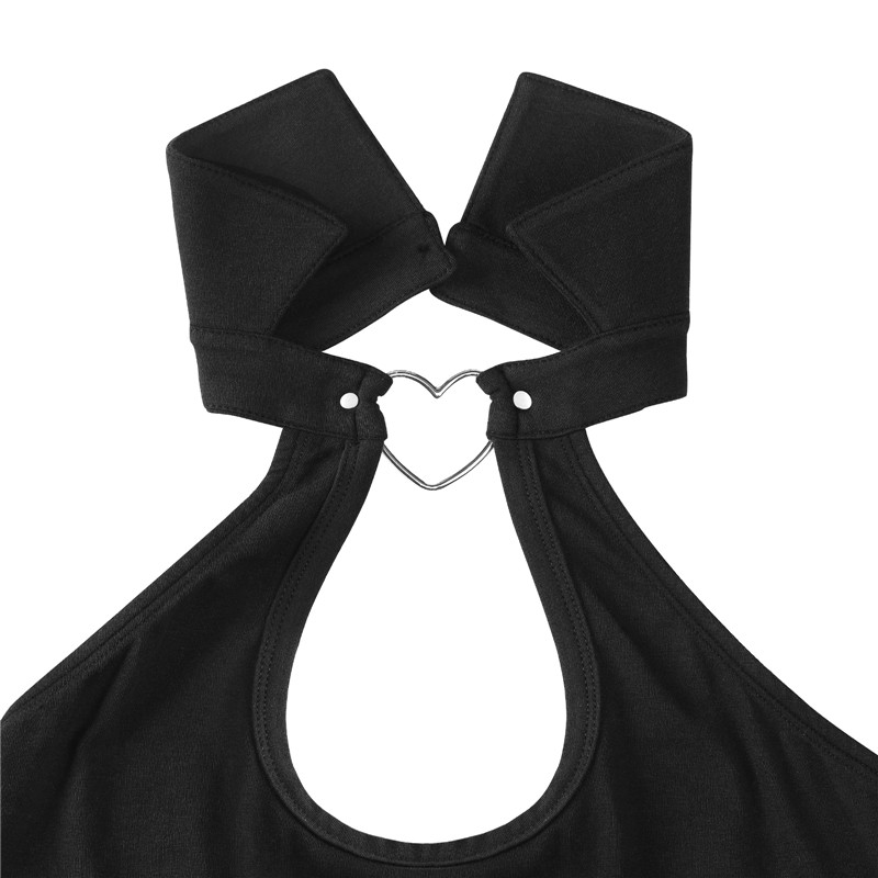 Vampire Collared Bodycon Mini Dress