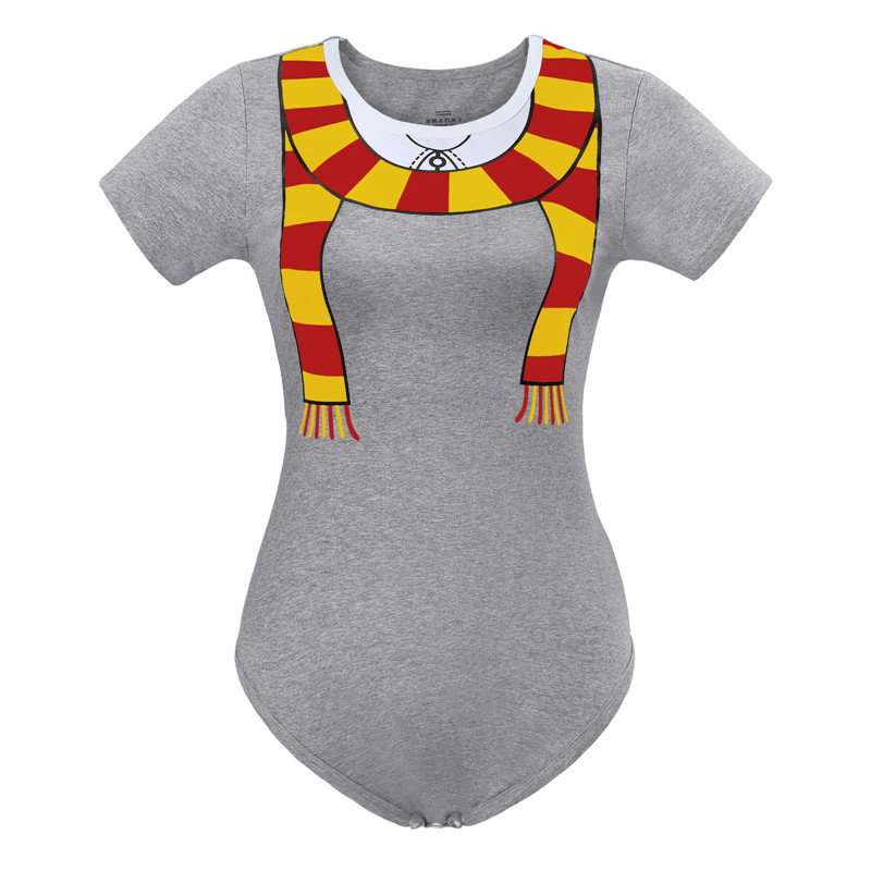 Wizard School Winter Onesie Bodysuit Red