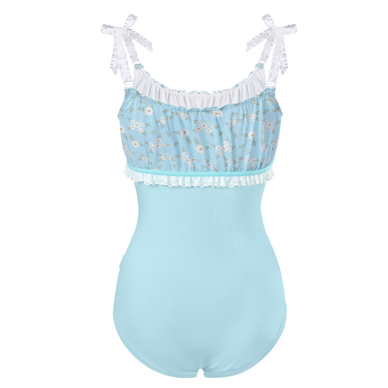 Daisy Fresh Ribbon Strap Camisole Onesie Bodysuit