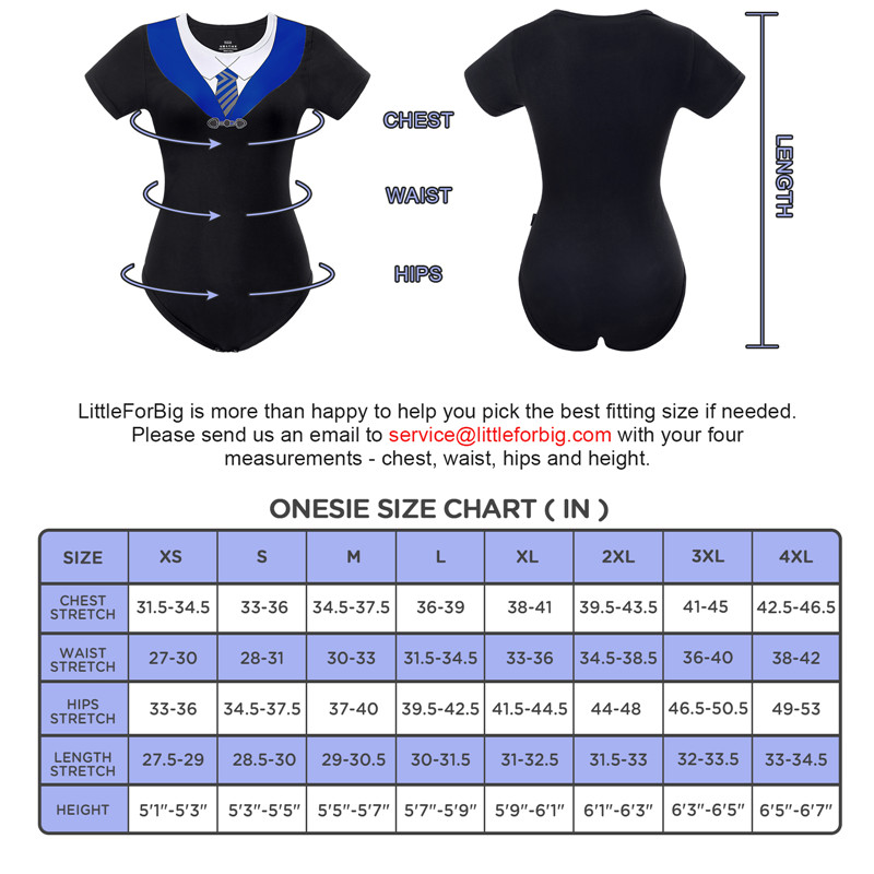 Wizard School Robe Onesie Bodysuit Blue