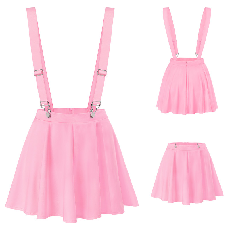 Sweet Heart Jumper Skirt with Detachable Straps