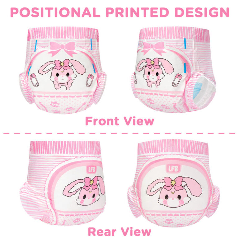 Baby Usagi Adult Diapers 10 Pieces Pack(M)/(L)/(XL) LittleForBig Cute
