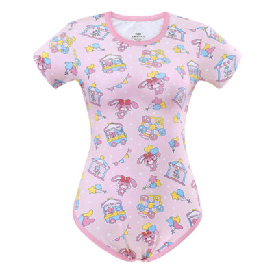 LittleForBig Zijdeachtige Faux-Tweedelige Romper-Body Pyjama - Little Blue Furrytail Racewagen Strampler, blauw, XS LittleForBig Zijdeachtige Faux-Tweedelige Romper-Body Pyjama - Little Blue Furrytail Racewagen Strampler, blauw, XS