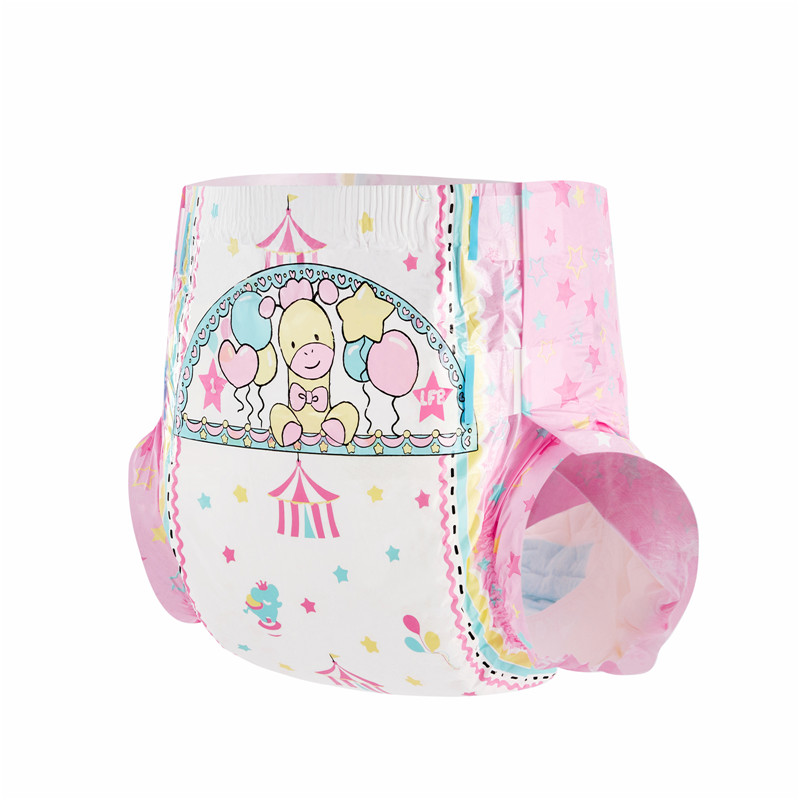Little Circus Adult Printed Diapers 2 Pieces Pack 4 Prints Random Assorted(M)/(L)