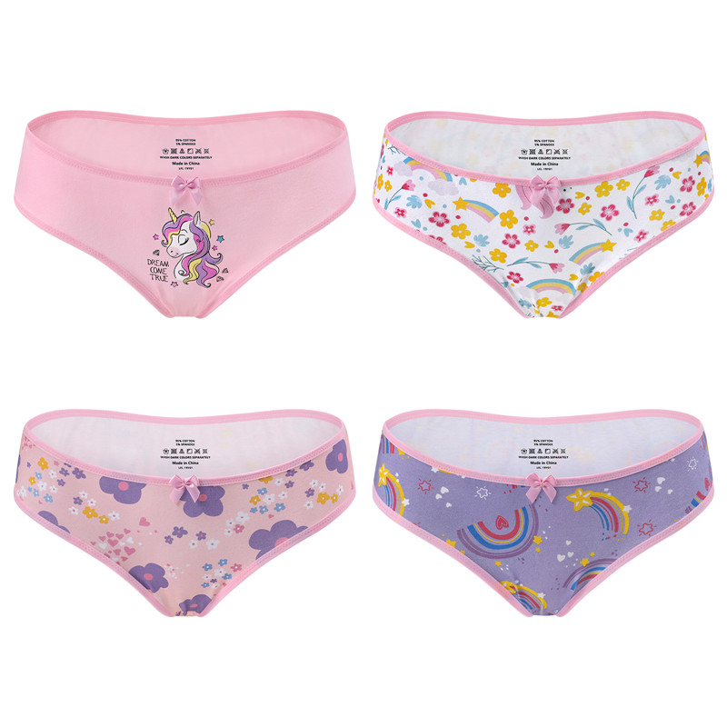 Unicorn 4 Pack Panties Set