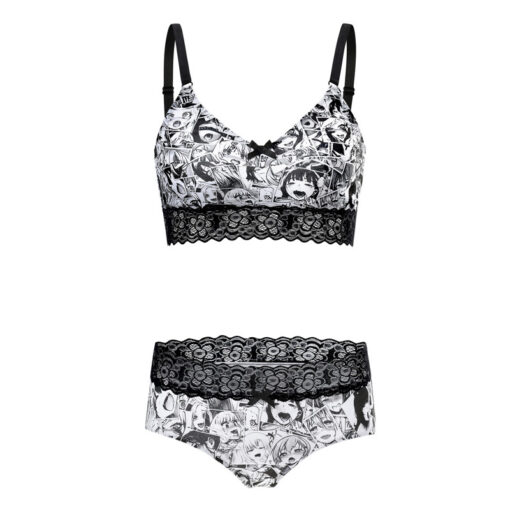 UwU Anime Girl Bralette Set - LittleForBig Cute & Sexy Products