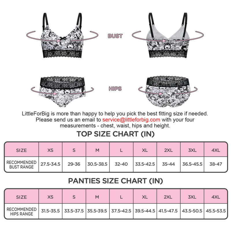 UwU Anime Girl Bralette Set