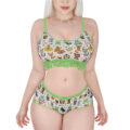 Cottagecore Forest Animals Bralette Set