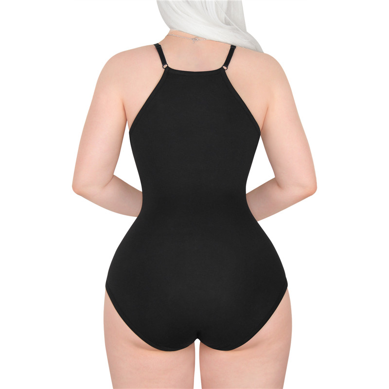 Sleeveless Apron Bodysuit