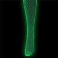 High Waist Night-Glow Fishnet Mesh Tights 2 Pairs Stockings – Small Grid Patterns