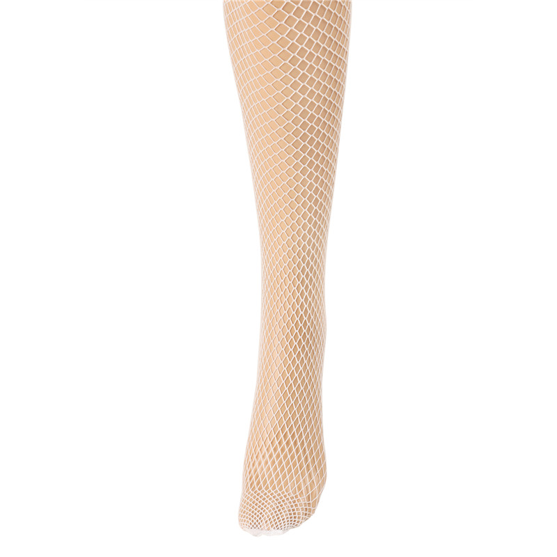 High Waist Night-Glow Fishnet Mesh Tights 2 Pairs Stockings – Small Grid Patterns