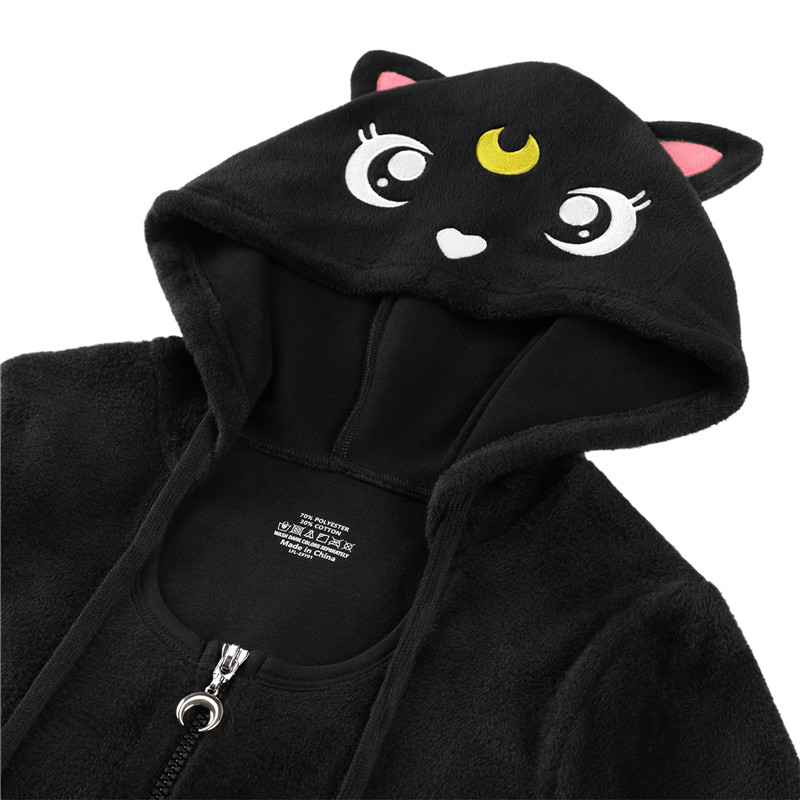 Black Cat Luna Onesie Bodysuit