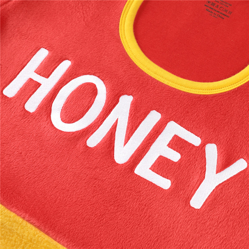 Honey Bear Plush Onesie Bodysuit