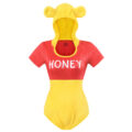 Honey Bear Plush Onesie Bodysuit