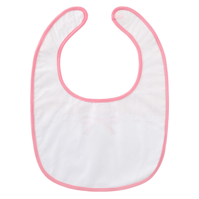 Pink Floral Babydoll Bib