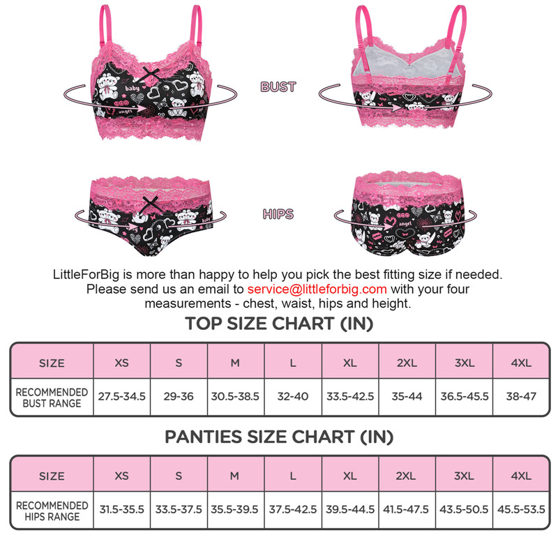 Scene Babe Lacey Bralette Set