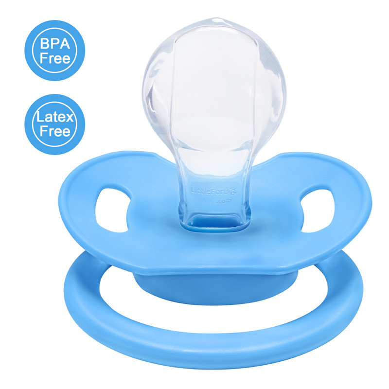 Gen2 BigShield Pacifier I Love Daddy Pattern Blue