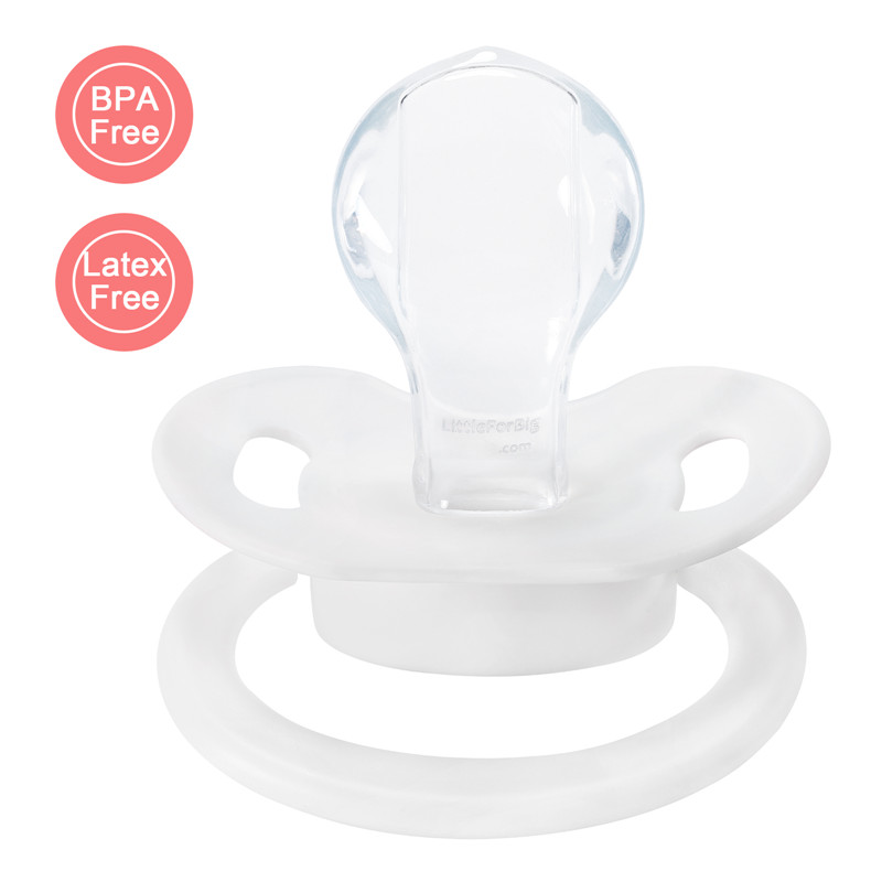 Gen2 BigShield Pacifier I Love Daddy Pattern White