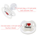 Gen2 BigShield Printed Pacifier Set I Love Daddy 4-Pack