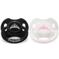 Gen2 BigShield Printed Pacifier Set "Princess" Crown 2-Pack