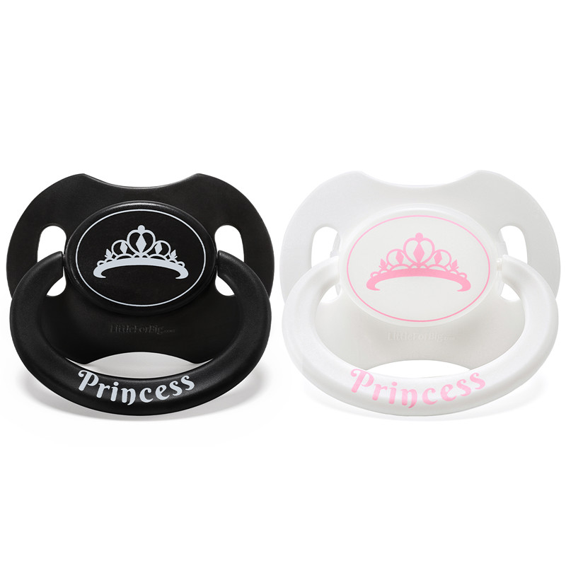 Gen2 BigShield Printed Pacifier Set "Princess" Crown 2-Pack