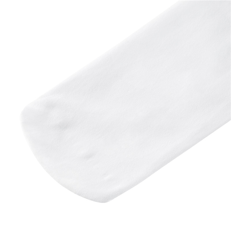 I Love Daddy Print Silk Stockings