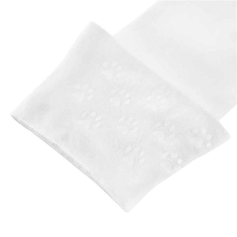 I Love Daddy Print Silk Stockings