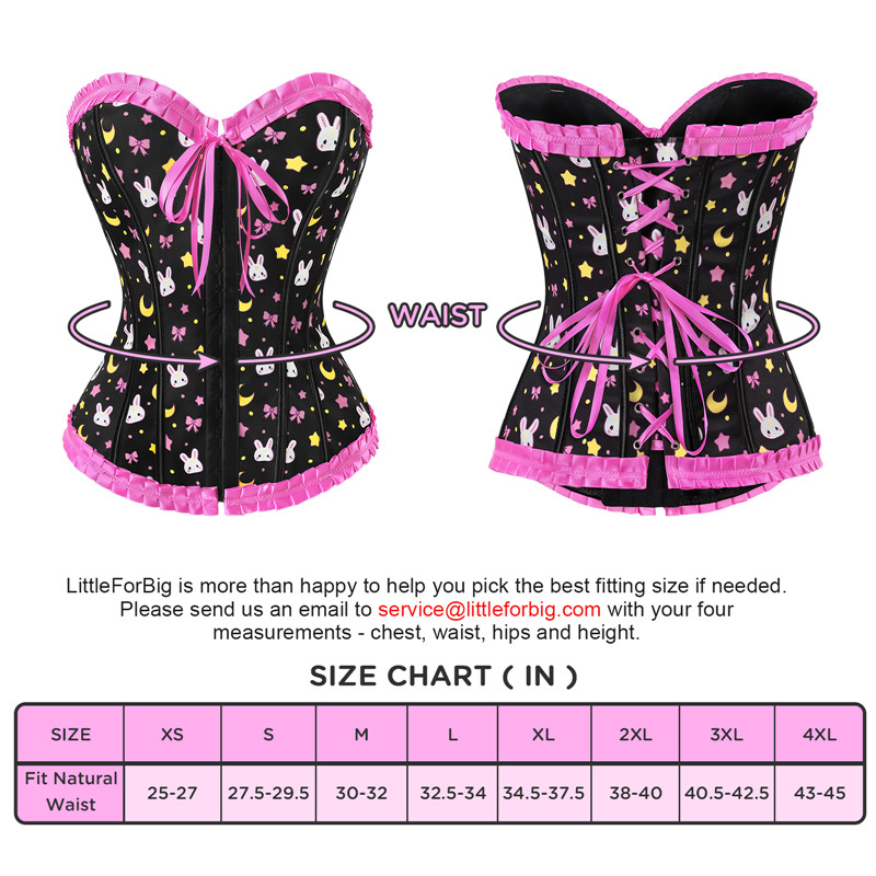 Usagi Moon Corset Black