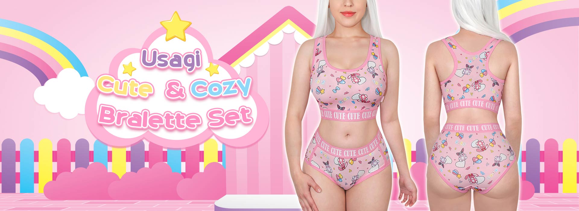 Usagi Moon Corset - LittleForBig Cute & Sexy Products