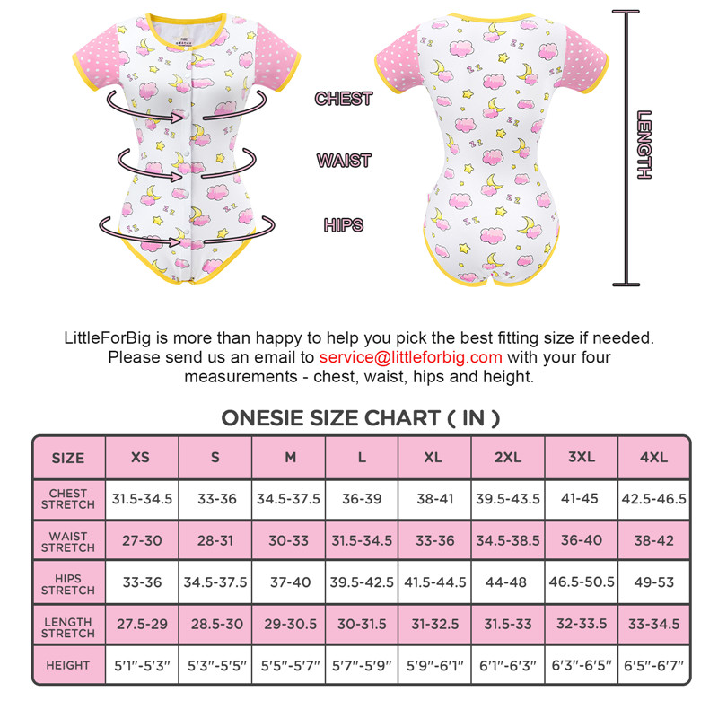 Baby Sleepytime Front Button Onesie Pink